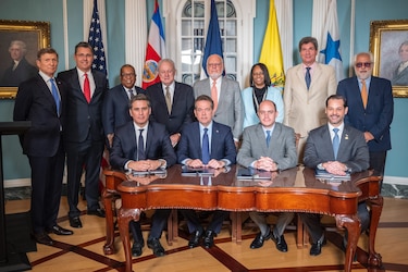 Estados Unidos firma acuerdo con países de la Alianza por el Desarrollo en Democracia, entre ellos Panamá