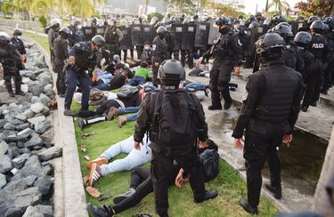 Violencia policial, golpe a los derechos humanos