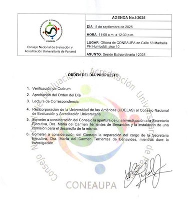 Meduca convoca a sesión extraordinaria para separar secretaria ejecutiva de Coneaupa