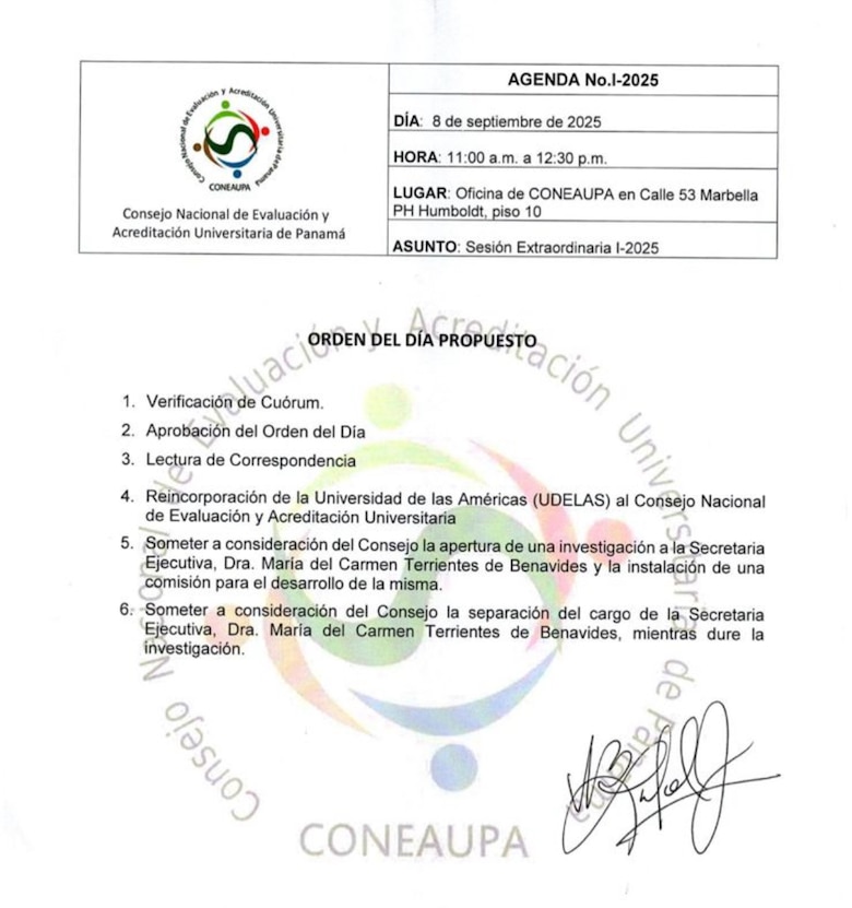 Meduca convoca a sesión extraordinaria para separar secretaria ejecutiva de Coneaupa