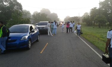 Protestan por constantes apagones eléctricos en Veraguas