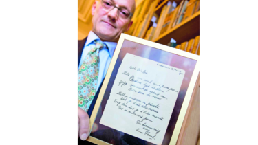 Poema de Ana Frank, a subasta