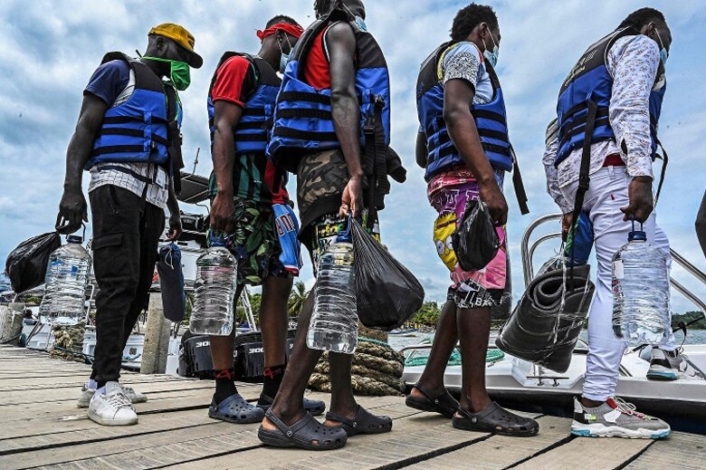 Autoridades se preparan para el paso de 10 mil migrantes por el tapón del Darién
