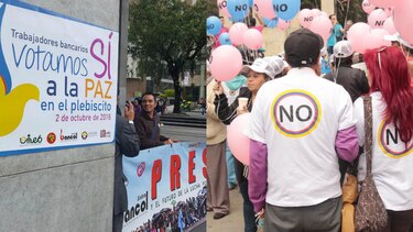 La contienda entre el Sí y el No