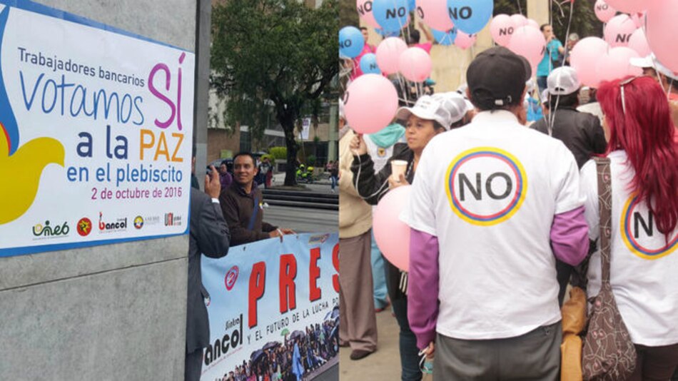 La contienda entre el Sí y el No