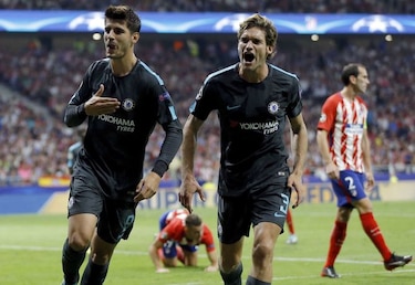 Chelsea vence 'in extremis' a un sufrido Atlético de Madrid