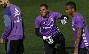 Keylor Navas vuelve a una convocatoria con el Real Madrid