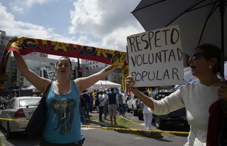 Impaciencia en Ecuador por la demora en los resultados de las elecciones