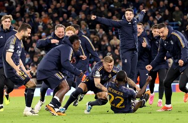 El Real Madrid le amarga la noche al City en Manchester