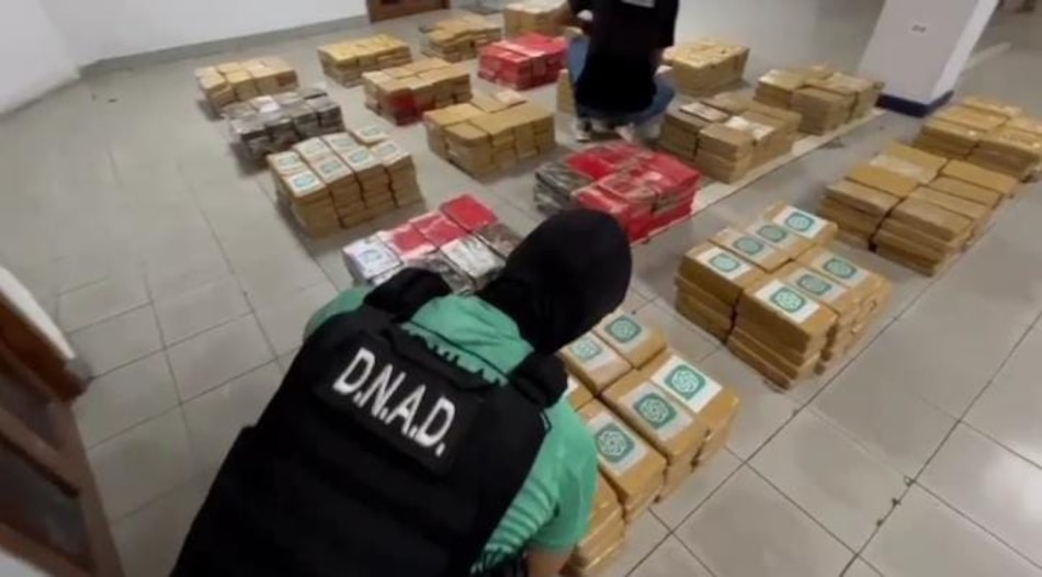 Decomisan casi 800 paquetes de droga en un contenedor con destino a Suiza