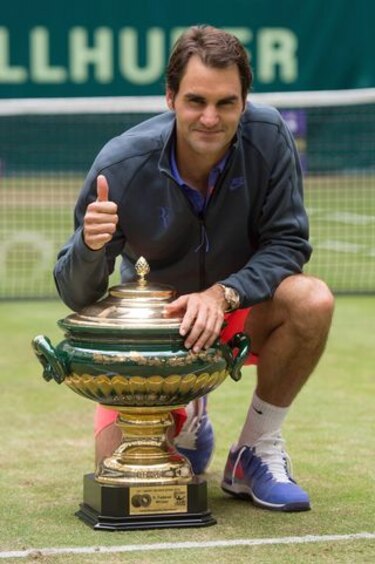 Federer, campeón de Halle por octava vez