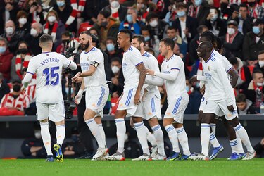Real Madrid se lleva la victoria en Bilbao por 2-1 con doblete de Karim Benzema