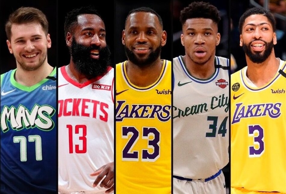 Lebron y Antetokounmpo elegidos por unanimidad en equipo ideal de la temporada en la NBA