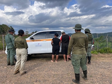 Los sorprendieron lavando oro en plena reserva forestal en Panamá: así cayó la pareja