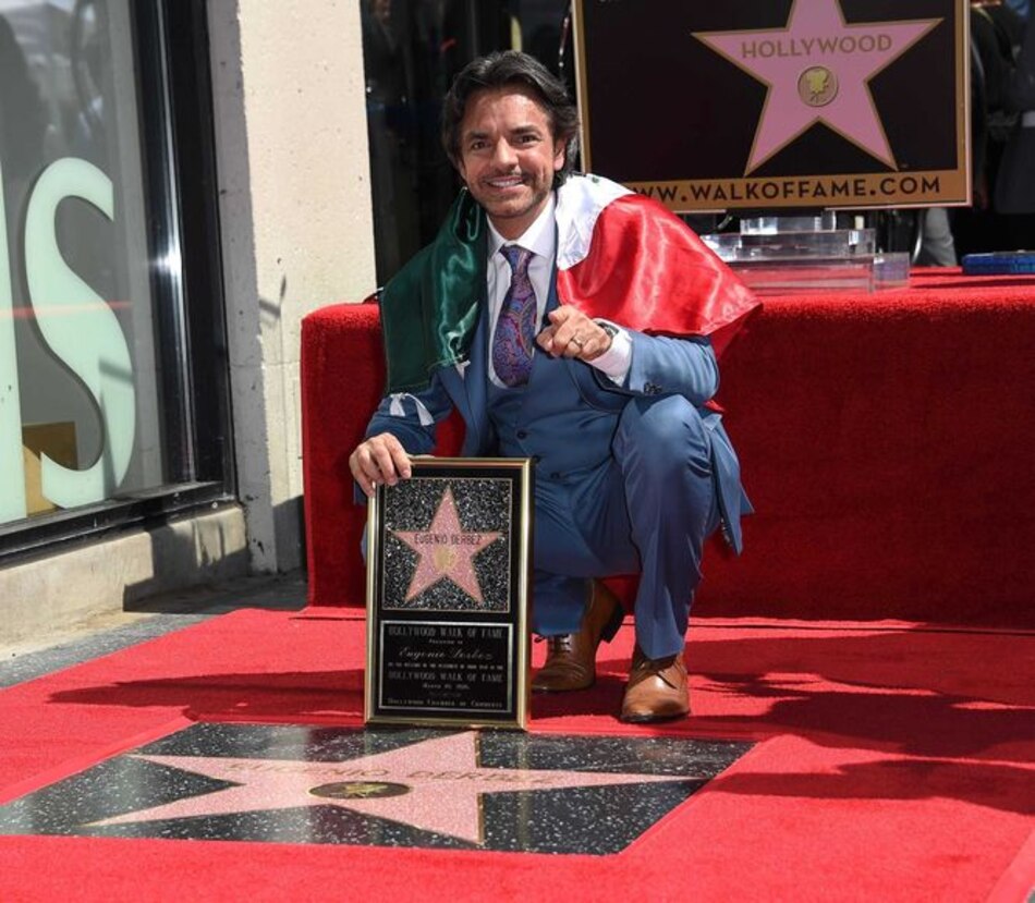 Eugenio Derbez devela su estrella en Hollywood