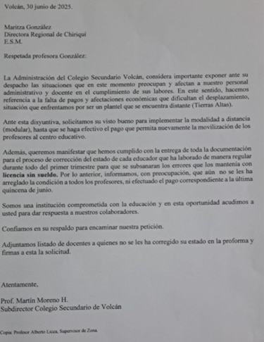 Retraso en el pago de quincena obligará a docentes activos a impartir clases virtuales