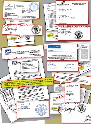 Ministro Sabonge firma como ingeniero sin ser idóneo