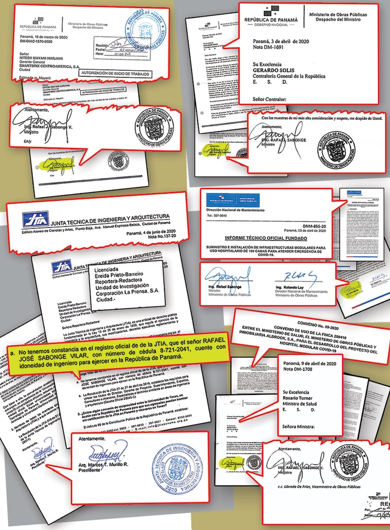 Ministro Sabonge firma como ingeniero sin ser idóneo