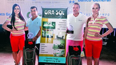 Representantes de Gira Sol triunfan en torneo de golf