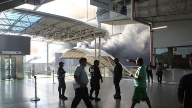 Controlan incendio en supermercado en San Miguelito; aún no se conoce la causa