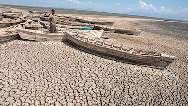 Lago Chilwa de Malaui se seca, víctima del cambio climático
