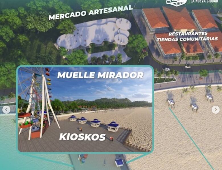 Luego de la remoción de estructuras, así promete la alcaldesa de Arraiján que quedará plaza Veracruz