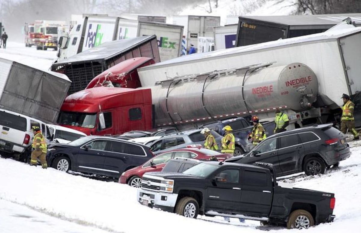 Choque de más de 50 vehículos en Pensilvania