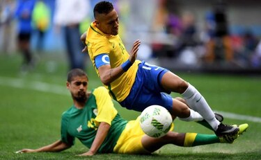 Brasil decepciona en debut olímpico al empatar con Sudáfrica