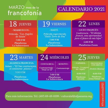 Arranca el mes de la francofonía