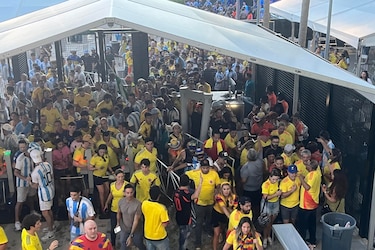 Incidentes para entrar al estadio sede de la final de la Copa América 2024