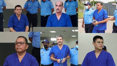 Régimen de Daniel Ortega muestra a seis de los disidentes detenidos en 2021