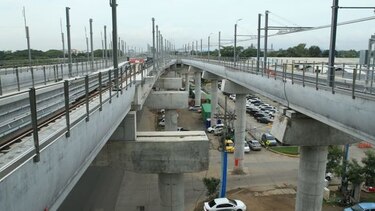 Estación Corredor Sur, con 82% de avance