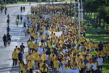 Día Mundial para la prevención contra el suicidio, realizan caminata en la ciudad capital