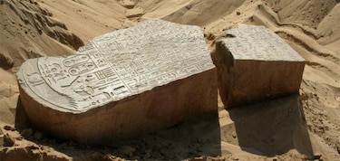 Descubierta una estela faraónica de hace más de 2 mil 500 años en Egipto
