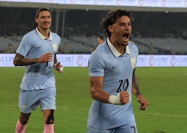 Uruguay cierra su gira por Asia goleando a India