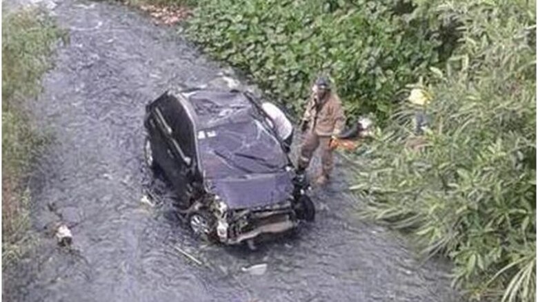 Vehículo cae de puente en La Chorrera; una mujer resulta lesionada