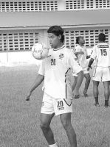 Futbolista entre beisbolistas