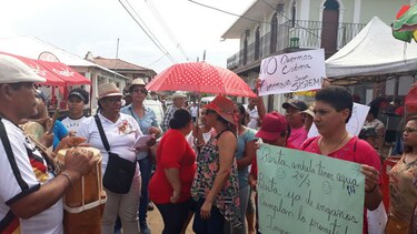 'No queremos cisterna, queremos un buen sistema', residentes de Parita