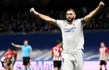 El Real Madrid vence 1-0 al Athletic de Bilbao y afianza el liderato liguero