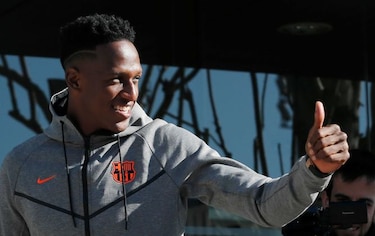 Yerry Mina:  'Espero aprender mucho' en el Barcelona