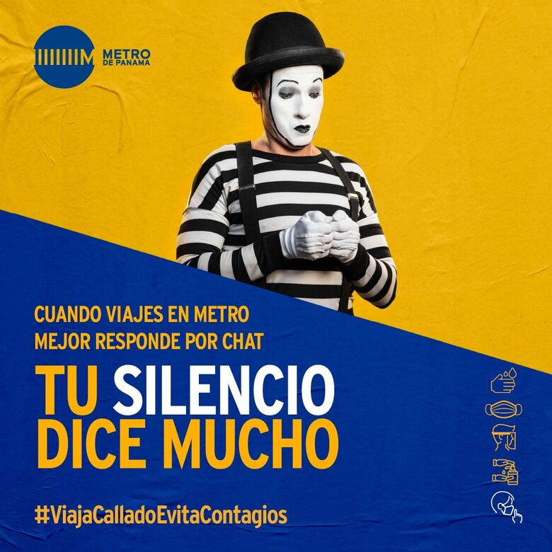 El Metro de Panamá lanza la campaña ‘Tu silencio dice mucho’