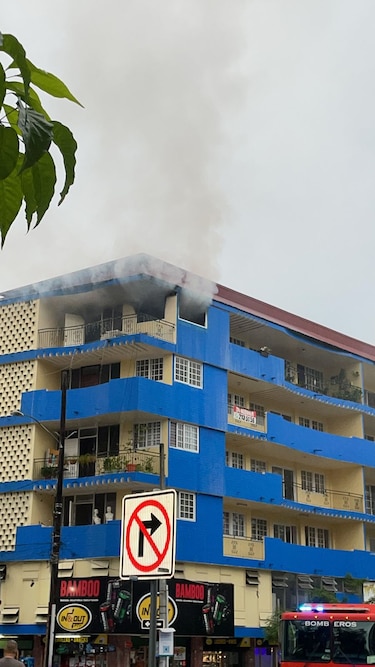 Controlan incendio en un apartamento ubicado en vía Argentina