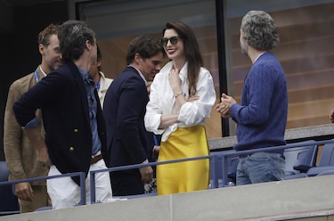 Bon Jovi, Anne Hathaway y Clijsters, entre los famosos en la Arthur Ashe