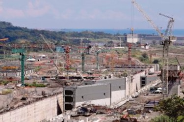 Esclusa del Atlántico tiene 90% de avance en el vaciado de concreto