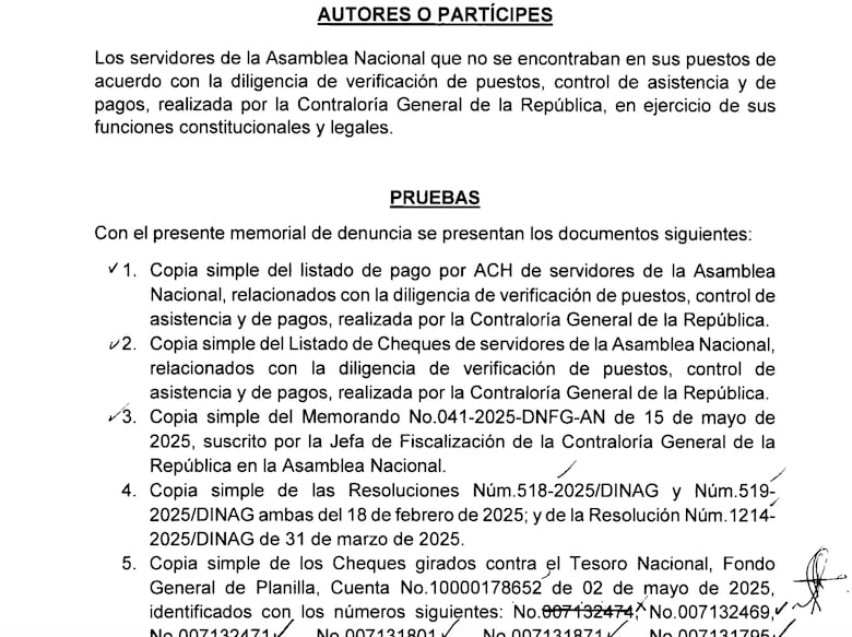 Contraloría presenta denuncia penal por caso de supuestas ‘botellas’ en la Asamblea Nacional