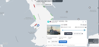 USS Stockdale en Rodman: buques de Estados Unidos siguen llegando a Panamá