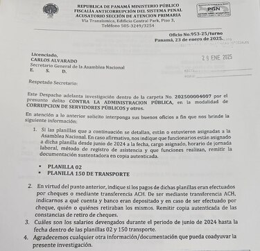 Diputados suplentes o funcionarios eventuales: la Asamblea tendrá que explicar a la fiscalía el uso de la planilla 002