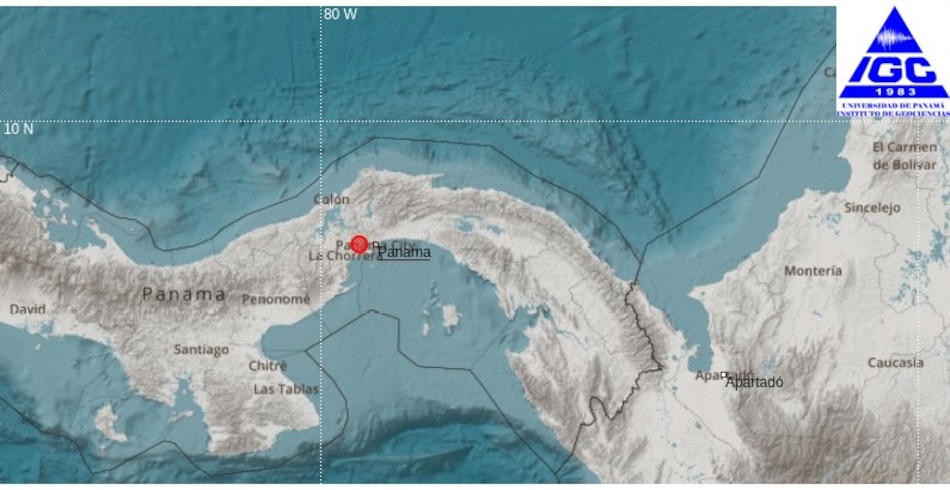 Sinaproc no registra daños tras temblor en Arraiján; reitera la importancia de mantener la calma