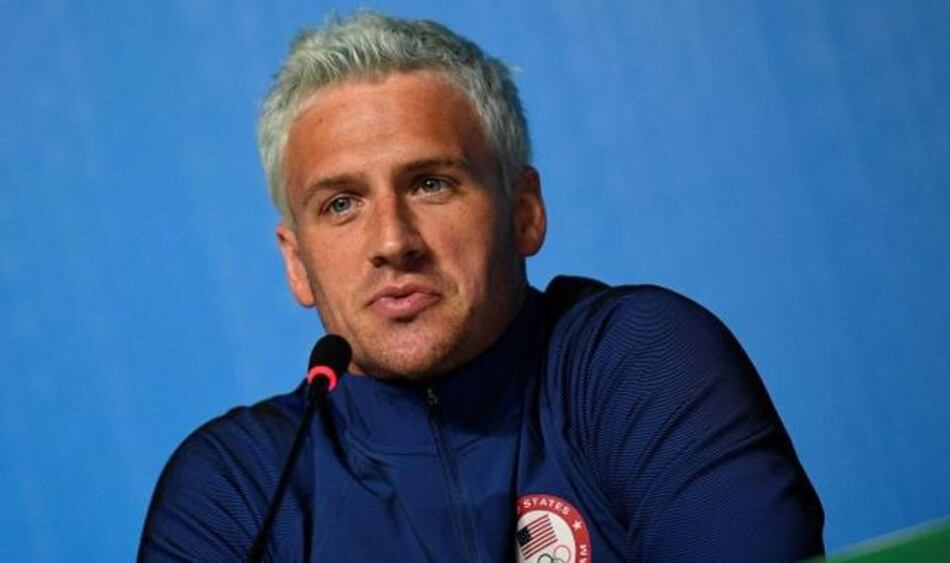 Nadador Ryan Lochte es acusado por falso testimonio