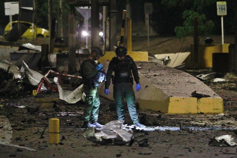 Ataque con explosivos deja cinco heridos y destruye peaje en frontera colombo-venezolana